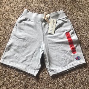 Never worn light grey Champion sweat shorts